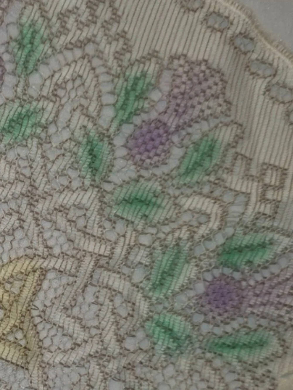 Scottish Celtic Knot Doily Traditional Thistle Motif Geometric Decor Round